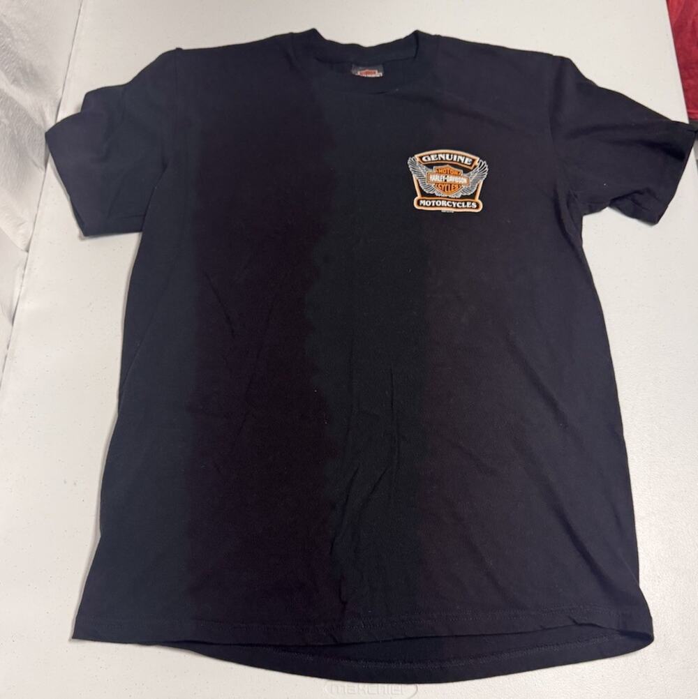 Redline Harley-Davidson Saskatoon Saskatchewan Canada T-Shirt Black Size M Men's